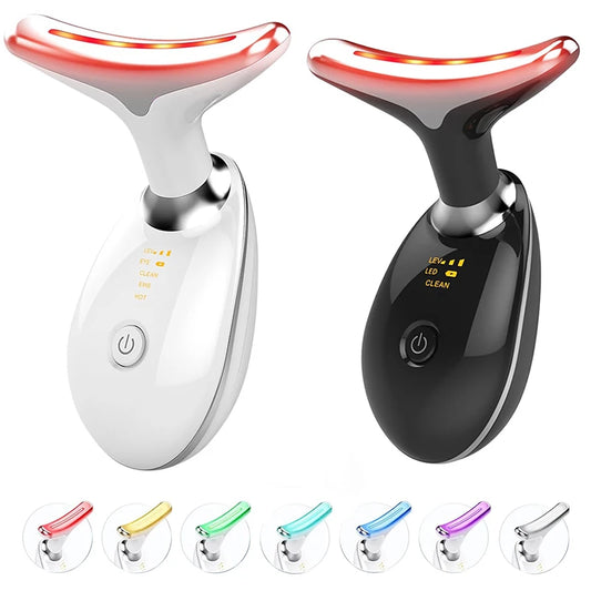 7-Color LED Neck & Face Sculpting Massager